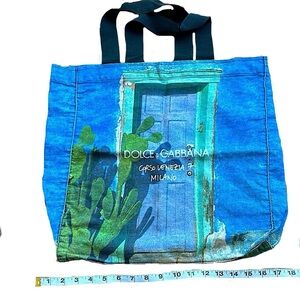 DOLCE & GABBAN 💯 authentic cotton medium size bag